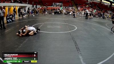 60 lbs Round 3 (8 Team) - Andrew Yost, CP Wrestling Academy vs Micah Duncan, Westshore