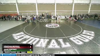 86 lbs Quarterfinal - Jonathan Bexfield, Sanderson Wrestling Academy vs Gavin Martinez, Bear Lake WC