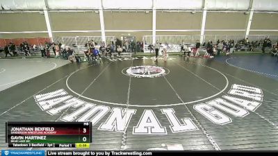 86 lbs Quarterfinal - Jonathan Bexfield, Sanderson Wrestling Academy vs Gavin Martinez, Bear Lake WC