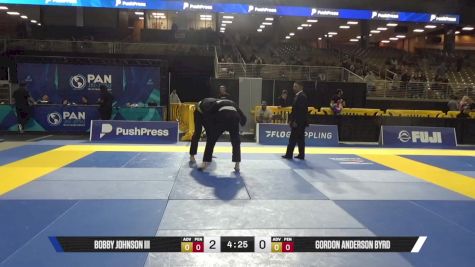 Gordon Anderson Byrd vs Bobby Johnson III 2025 Pan Jiu Jitsu IBJJF Championship