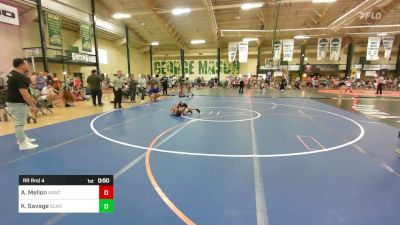 52 lbs Rr Rnd 4 - Andrew Mellon, All-American Wrestling Club vs Kyle Savage, Scanlan Wrestling Academy