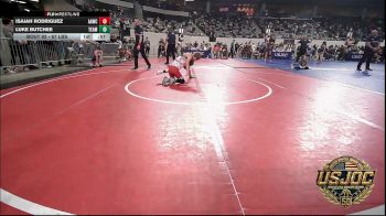 67 lbs Consi Of 4 - Isaiah Rodriguez, ALL AMERICAN WRESTLING CLUB vs Luke Butchee, Team Worx Wrestling Club