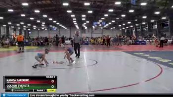 64 lbs Round 2 - Colton Everett, Team Michigan vs Kanoa Saferite, VA Hammers