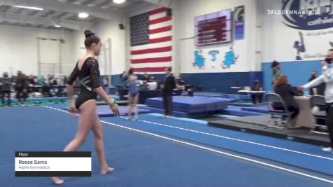 Reese Sams - Floor, Aspire Gymnastics - 2021 Region 3 Women's Championships