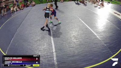 65 lbs Round 2 (8 Team) - Tate Strait, Idaho 1 vs Waylon Katzar, Montana