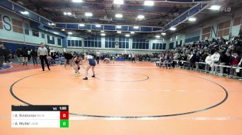 107 lbs Semifinal - Ava Svistunov, Belmont High School vs Abigail Muller, Leominster