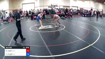 61 kg Cons 16 #2 - Raymond Lopez, American University vs Zan Fugitt, Nixa High School Wrestling