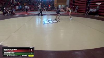 157 lbs Champ. Round 1 - Nolan Schuetz, Cornell College vs Colin Sharp, Graceland University