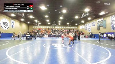 285 lbs Cons. Round 3 - Joshua Lopez, Atascadero vs Caleb Belflower, North