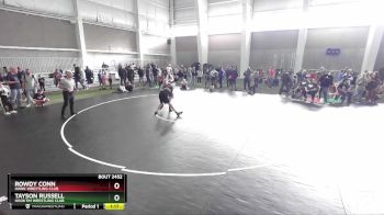 165 lbs Quarterfinal - Rowdy Conn, Hawk Wrestling Club vs Tayson Russell, Hook`Em Wrestling Club