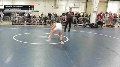 90 lbs Round Of 64 - Cashton Treuthardt, WI vs Jonathan Bexfield, UT