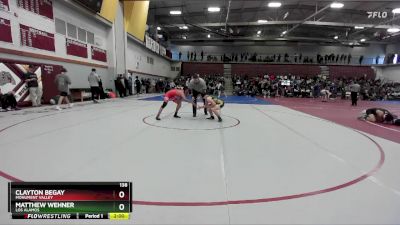 138 lbs Champ. Round 1 - Clayton Begay, Monument Valley vs Matthew Wehner, Los Alamos