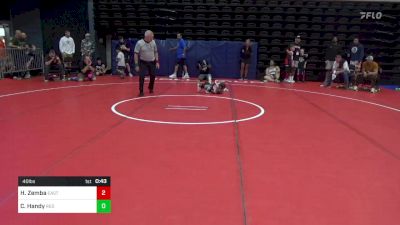 40 lbs Consi Of 8 #1 - Hayden Zemba, Easton, PA vs Calvin Handy, Red Lion, PA