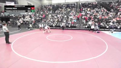 6A 170 lbs Quarterfinal - Sophia Peck, Copper Hills vs Isabella Reyes-Galdamez, Westlake