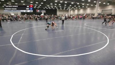 110 lbs Cons. Quarters - Daynah Gomez, Arizona vs Serineh Crane, Titan Mercury Wrestling Club (TMWC)