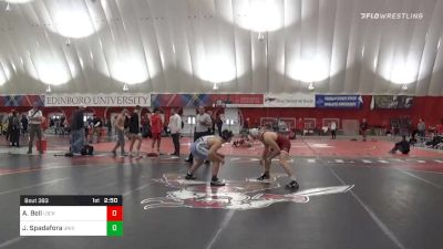 165 lbs Semifinal - Austin Bell, Lock Haven vs Jonathan Spadafora, Univ Of Maryland