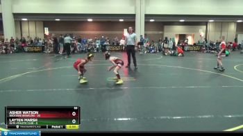 53 lbs Round 5 (6 Team) - Asher Watson, Backyard Brawlers vs Layten Marsh, Elite Athletic Club