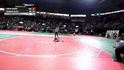 61 lbs Cons. Round 4 - Frankie Cook, DONA vs Owen Grimm, WSW1