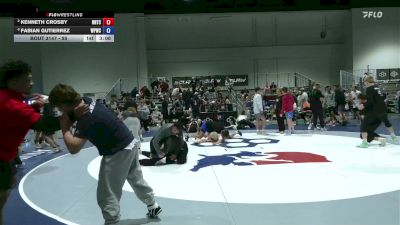 55 lbs Cons. Round 3 - Kenneth Crosby, NMU-National Training Center vs Fabian Gutierrez, West Point Wrestling Club