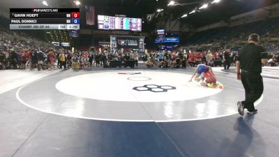106 lbs Champ. Rd Of 64 - Gavin Hoeft, Minnesota vs Paul Donnici, Missouri