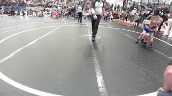 40-43 lbs Rr Rnd 3 - Kehlani Kemble, Ponca City Wildcat Wrestling vs Emmalyn Gibson, Wolfpak Wrestling