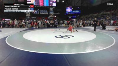 100 lbs Champ. Rd Of 32 - Riley Kongkaeow, IL vs Jaelle Cortez, CA