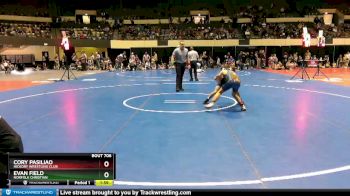 95 lbs Quarterfinal - Cory Pasiliao, Hickory Wrestling Club vs Evan Field, Norfolk Christian