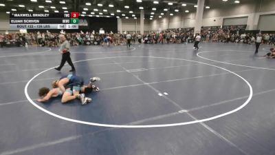 126 lbs Champ. Rd Of 16 - Maxwell Bradley, Tiger Wrestling Club vs Elijah Scriven, Bad Karma Wrestling Club