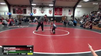 Round 2 - Scout Barnes, Fort Madison Wrestling Club vs Riley Landers, DC Elite