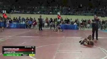 52 lbs Semifinal - Rushton Rollins, Smith Wrestling Academy vs Jayden Otto, North Desoto Wrestling Academy