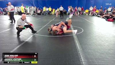 160 lbs Round 2 (8 Team) - Andrew Lowther, Neighborhood Wrestling vs Jerik Winland, Dayton Bandits