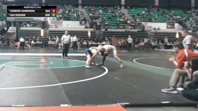 7A 138 lbs Quarterfinal - Zander Samargia, Bob Jones vs Ian Hodgin, Hewitt-Trussville