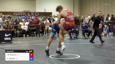 79 kg Cons 8 #2 - Matthew Bianchi, Arkansas RTC vs Levi Haines, Nittany Lion Wrestling Club