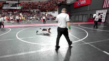 54 lbs Semifinal - Dalton LeRoy, Omro Youth Wrestling vs Greysen Ganski, Team Nazar Training Center