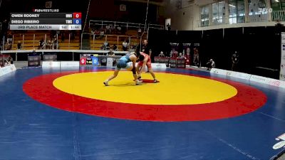 71kg 3rd Place Match - Owen Rooney, Montreal Wrestling Club vs Diego Ribeiro, Team Impact Wrestling Club
