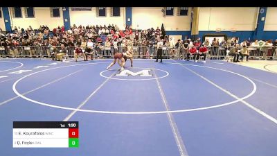 152 lbs Quarterfinal - Elias Kourafalos, Winchester vs Quin Foyle, Lowell