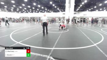 61 lbs Quarterfinal - Zac Martinez, Juggernaut WC vs Isaac Ozuna, No Team