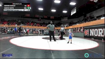 40 lbs Consolation - Denver Dudley, Hinton Takedown Club vs Kieryn Taffe, Noble Takedown Club