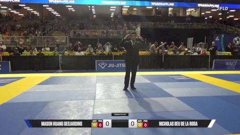 Nicholas Beu De La Rosa vs Mason Huang DesJardins 2025 Pan Kids Jiu-Jitsu IBJJF Championship