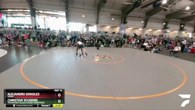 92 lbs Semifinal - Alejandro Gonzlez, Texas vs Christian Scudder, Texasports Black Mamba Wrestling