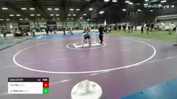 138 lbs Consi Of 8 #1 - Frank Foti, Doughboy vs Joshua Sharron, Doughboy