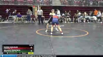 107 lbs Round 1 - Brianna Francisco, Grand Island Girls vs Alexis Haeusler, Manhattan