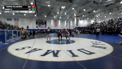 155 lbs Champ. Round 1 - Sophia Villanueva, Redondo Union vs Sandy Li, Webb