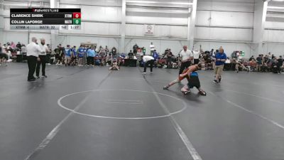 105 lbs Round 3 (8 Team) - Collin Laforge, Mat Assassins Red vs Clarence Shirk, Xtreme Team