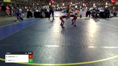 55 lbs Round Of 16 - Gavin Hankins, Oxford vs Eddie Cuff, Nazareth