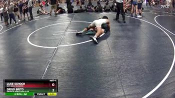 128 lbs Cons. Round 2 - Luke Schoch, Bay Area Dragons vs Diego Brito, Granite Wrestling Club