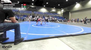 72 lbs Rr Rnd 1 - Corbin Robinson, Panther Youth Wrestling vs Lincoln Pilant, Elite Wrestling Academy