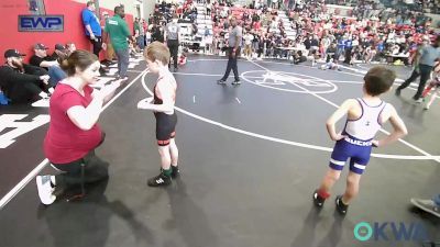 55 lbs Round Of 16 - Hazen Stevens, Buck Pride Wrestling vs Axel Miller, Skiatook Youth Wrestling