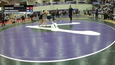 160 lbs Cons. Round 2 - Erika Brokovich, William Woods vs Josie Houk, Fort Hays State