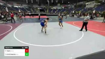 132 lbs Round Of 16 - Tyger Taam, Golden Backs vs Troy Kinlicheenie, Painted Desert WC